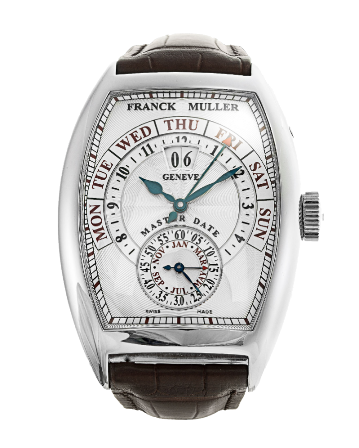 Часы Franck Muller Cintree Curvex Master Date 8880 S6 GG DT White Gold