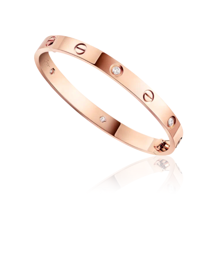 Браслет Cartier LOVE 4 БРИЛЛИАНТА CRB6070019