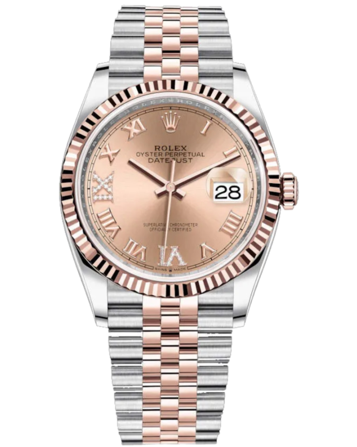 Часы Rolex Datejust 36mm Steel and Everose Gold 126231-0027