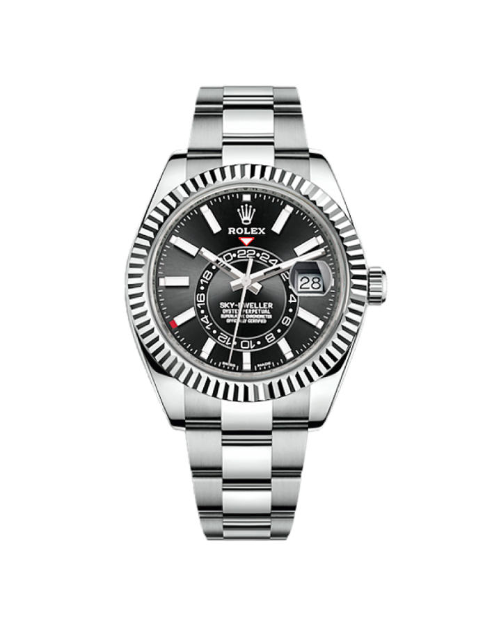 Часы Rolex SKY-DWELLER 42 MM STEEL AND WHITE GOLD