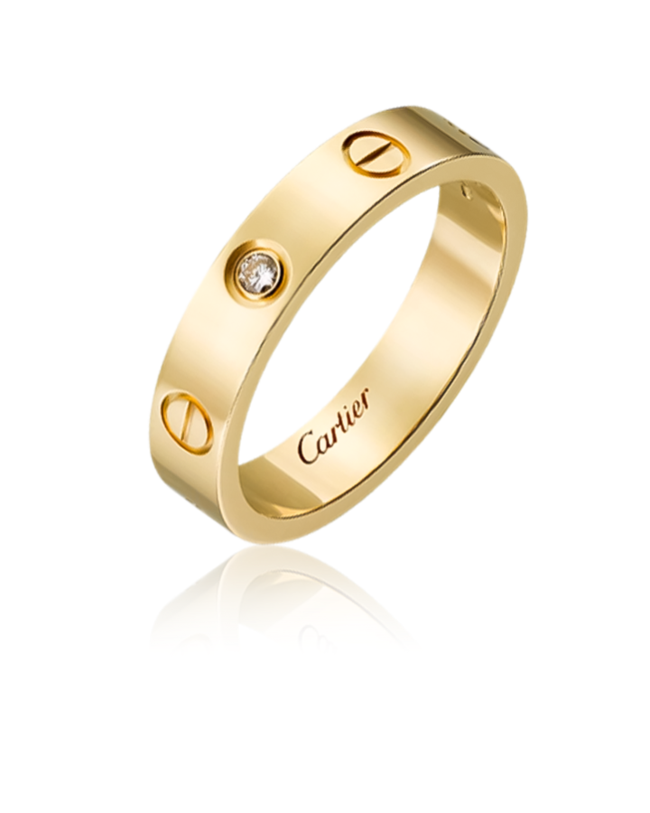 Кольцо Cartier LOVE RING SMALL MODEL 1 DIAMOND B4056150