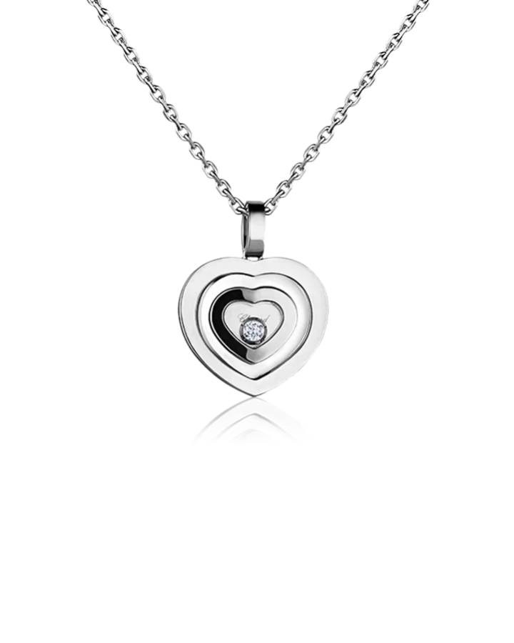 Подвеска Chopard Happy Spirit White Gold Heart Pendant 797983-1001