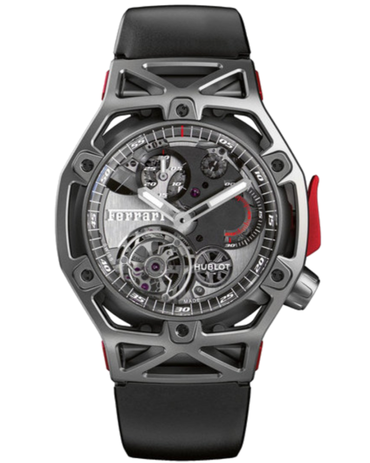 Часы Hublot MP Collection Techframe Ferrari Tourbillon Chronograph 408.NI.0123.RX