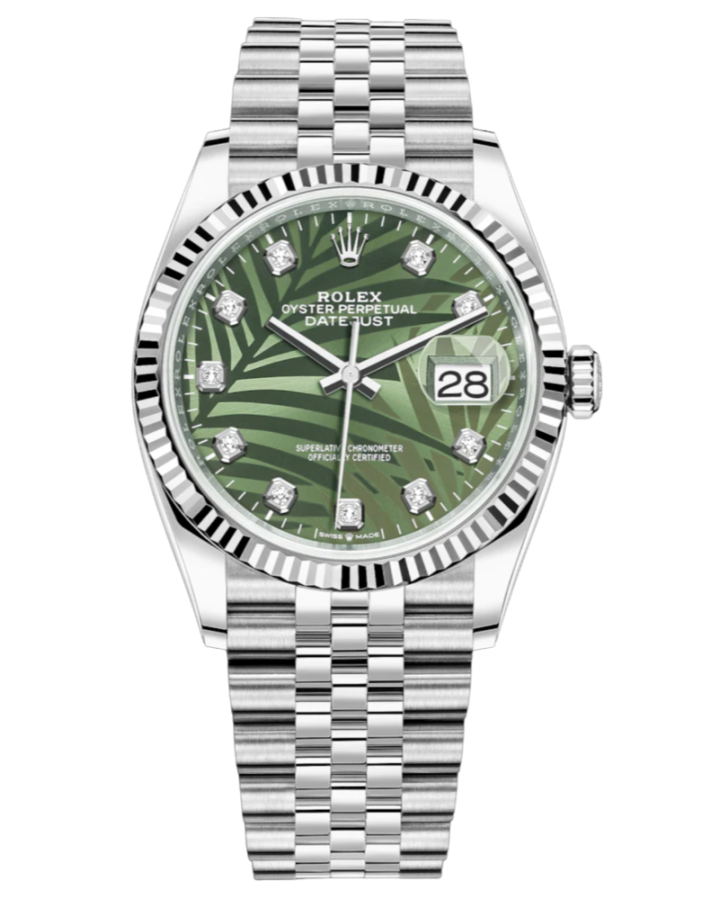 Часы Rolex Datejust 36mm Steel and White Gold 126234-0056