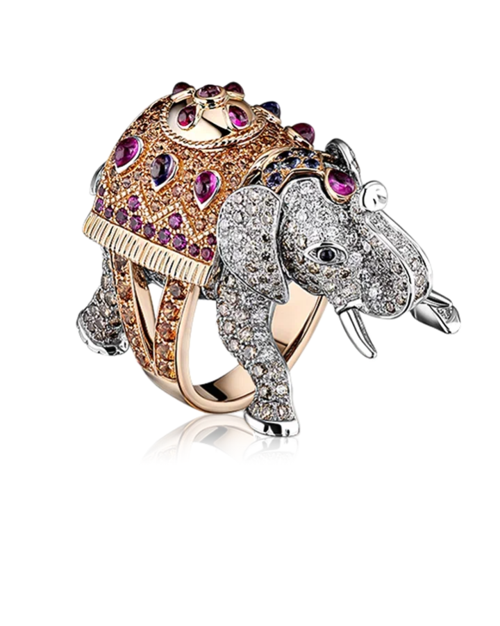 Кольцо Boucheron HATHI THE ELEPHANT FAMILY JRG01474