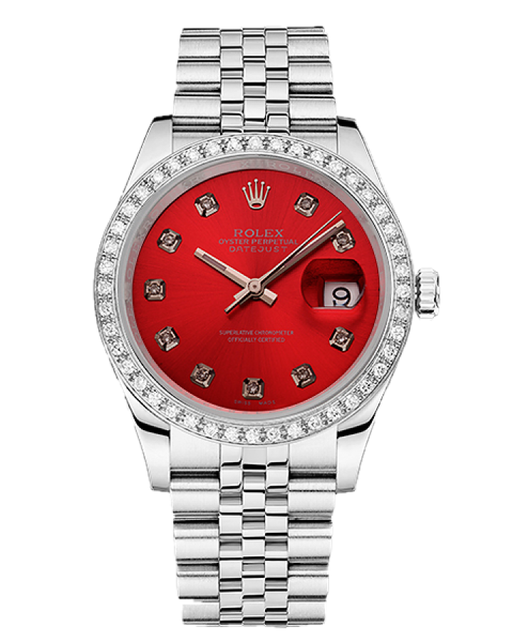 Часы Rolex Datejust 36mm Steel and White Gold ТЮНИНГ 126200