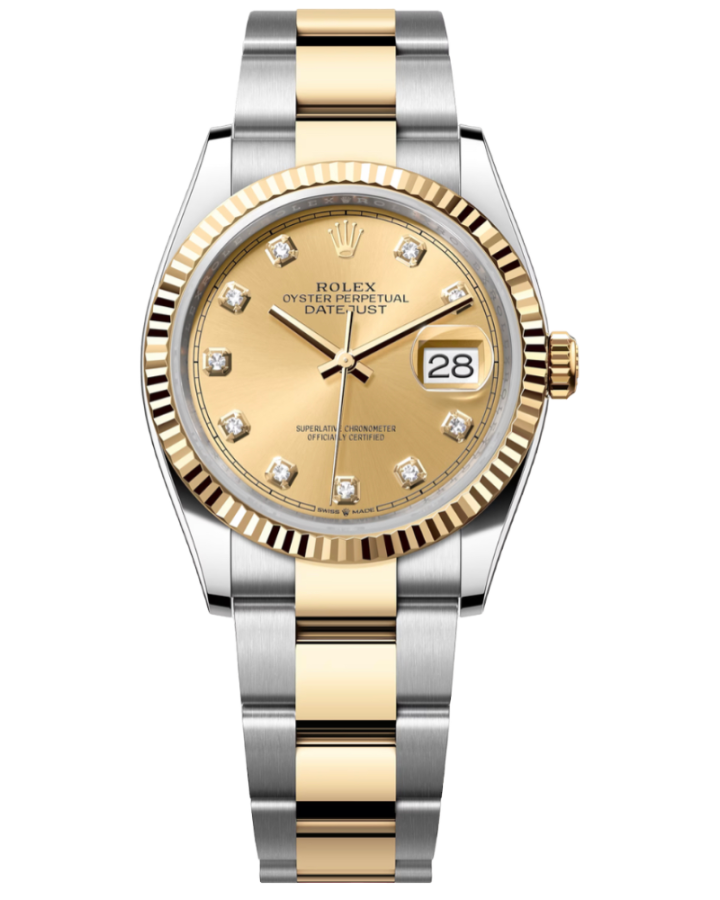 Часы Rolex Datejust 36mm Steel and Yellow Gold 126233-0018