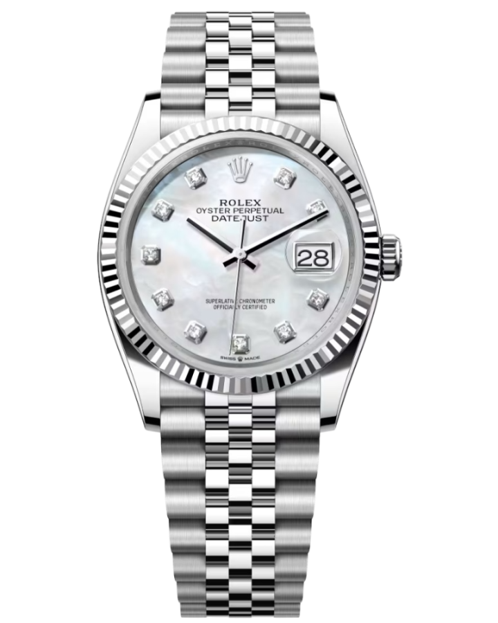 Часы Rolex Datejust 36mm Steel and White Gold 126234-0020