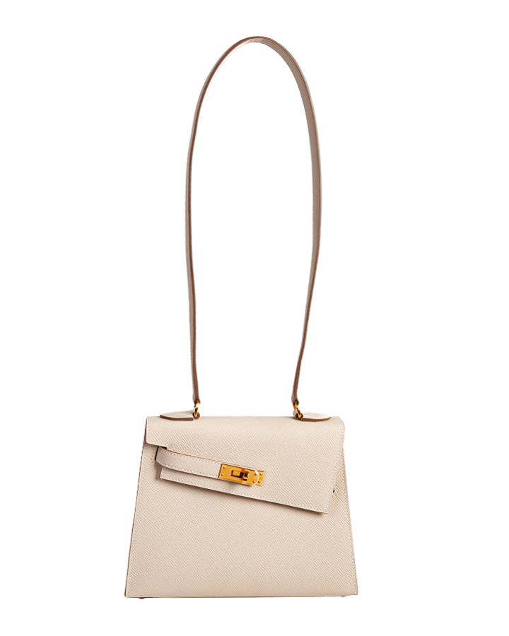 Сумка Hermes Hermès Limited Edition Nata Epsom Kelly en Desordre 20 Sellier Gold Hardware