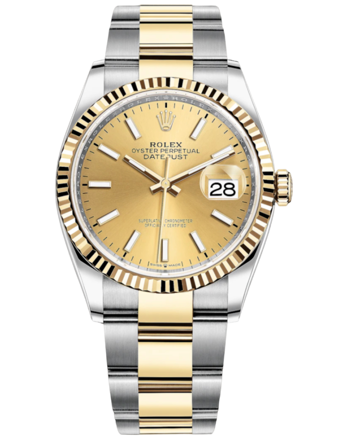 Часы Rolex Datejust 36mm Steel and Yellow Gold 126233-0016