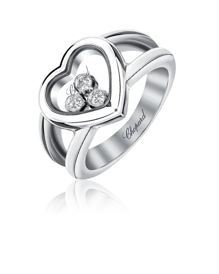 Кольцо Chopard Happy Diamond Heart Ring 824611-1110