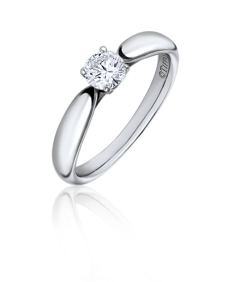 Кольцо с бриллиантом Tiffany&Co. КОЛЬЦО БРИЛЛИАНТ 0.26 CT I/IF