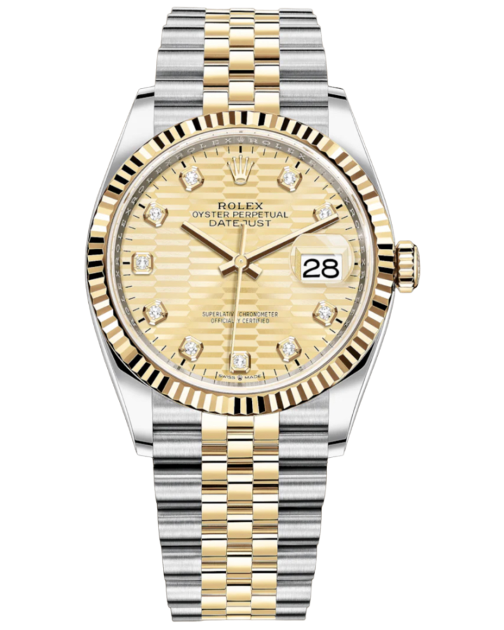 Часы Rolex Datejust 36mm Steel and Yellow Gold 126233-0045