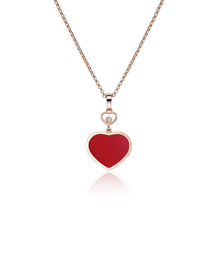 Колье Chopard Happy Diamonds Happy Hearts 797482-5820