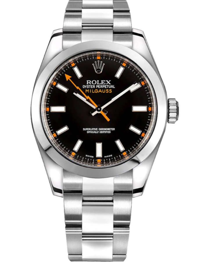 Часы Rolex Milgauss 40mm Steel 116400-Black