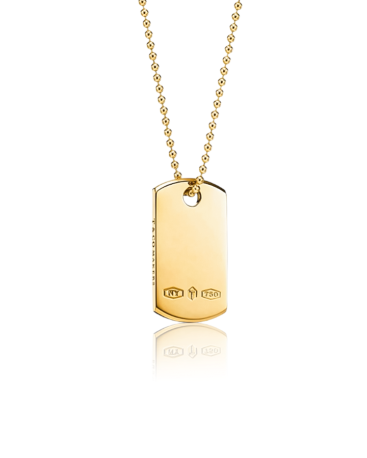 Кулон Tiffany&Co. Tiffany 1837® Makers I.D. Tag Pendant in 18k Gold 24 