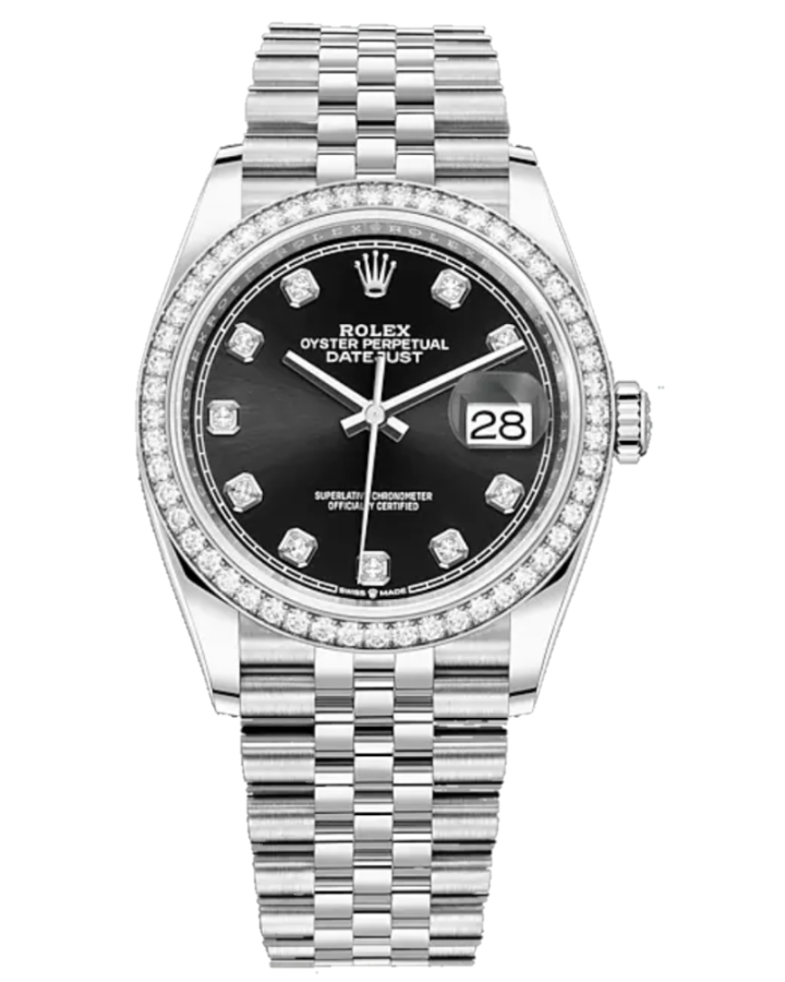 Часы Rolex Datejust 36mm Steel and White Gold 126284RBR-0019