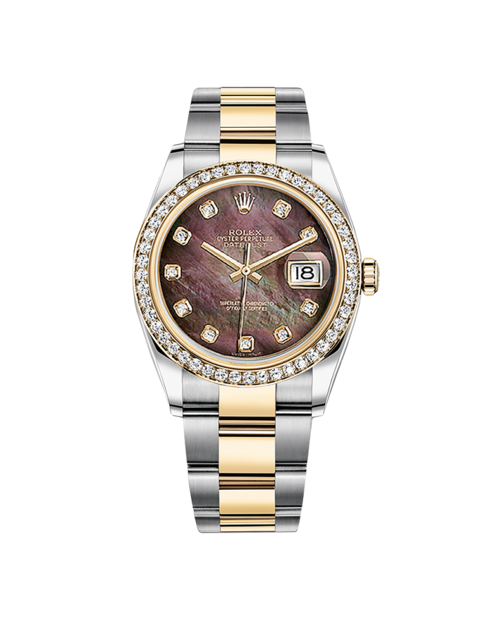 Часы Rolex DATEJUST 36 MM STEEL YELLOW GOLD AND DIAMONDS ТЮНИНГ