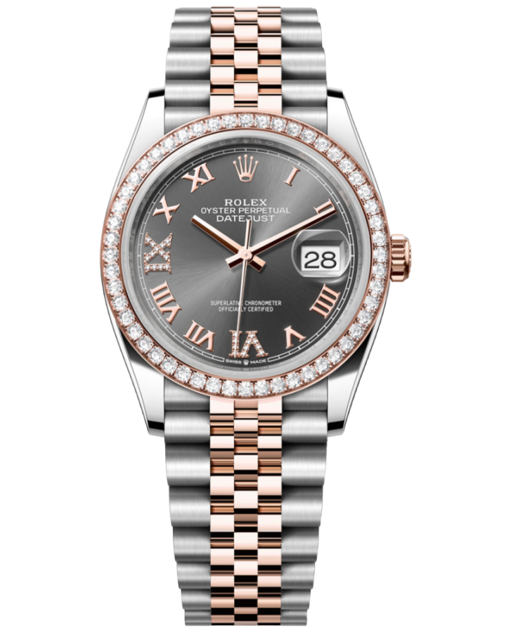 Часы Rolex DateJust 36mm Steel and Everose Gold 126281RBR-0011