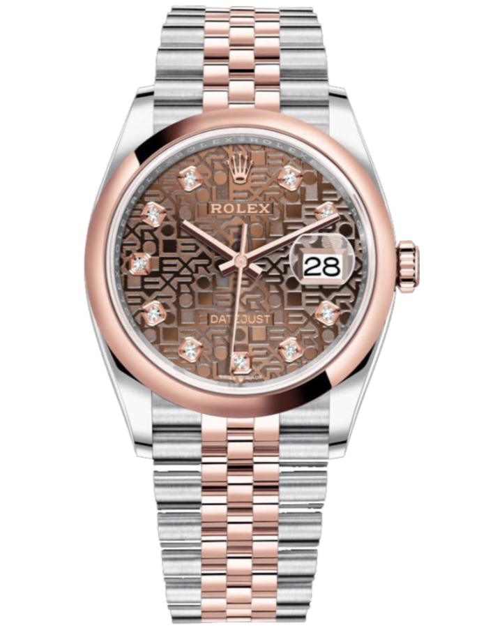 Часы Rolex Datejust 36mm Steel and Everose Gold 126201-0025