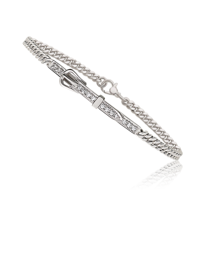 Браслет Hermes STIRRUP LEATHER BRACELET (SIZE 16) H124409B 0016