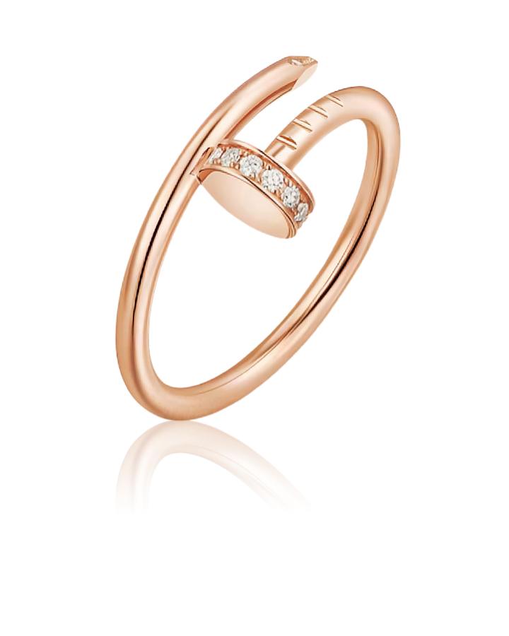 Кольцо Cartier JUSTE UN CLOU RING SMALL MODEL DIAMONDS B4244853