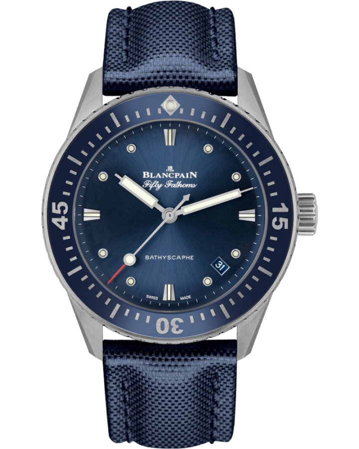 Часы Blancpain Fifty Fathoms Bathyscaphe 5000-0240-O52A