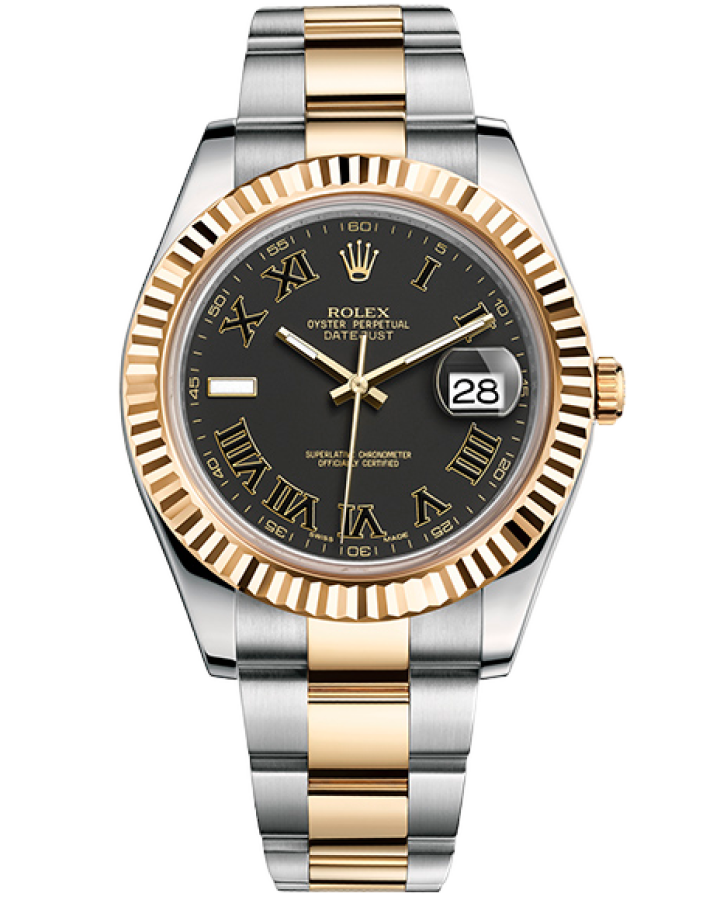 Часы Rolex Datejust II 41mm Steel and Yellow Gold 116333 bkro