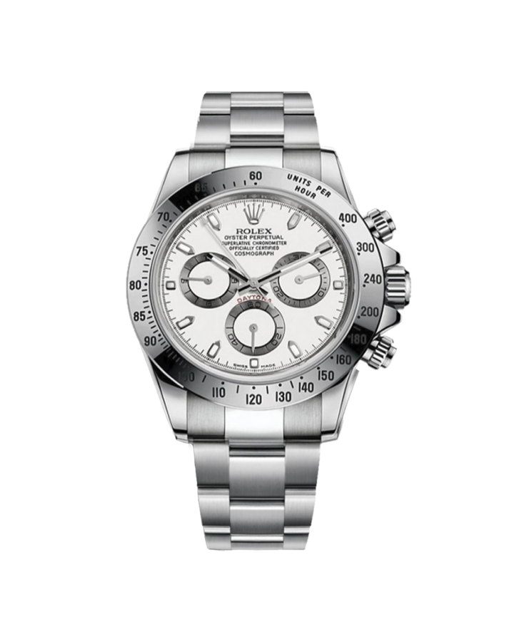Часы Rolex Cosmograph Daytona 40mm Steel 116520-White