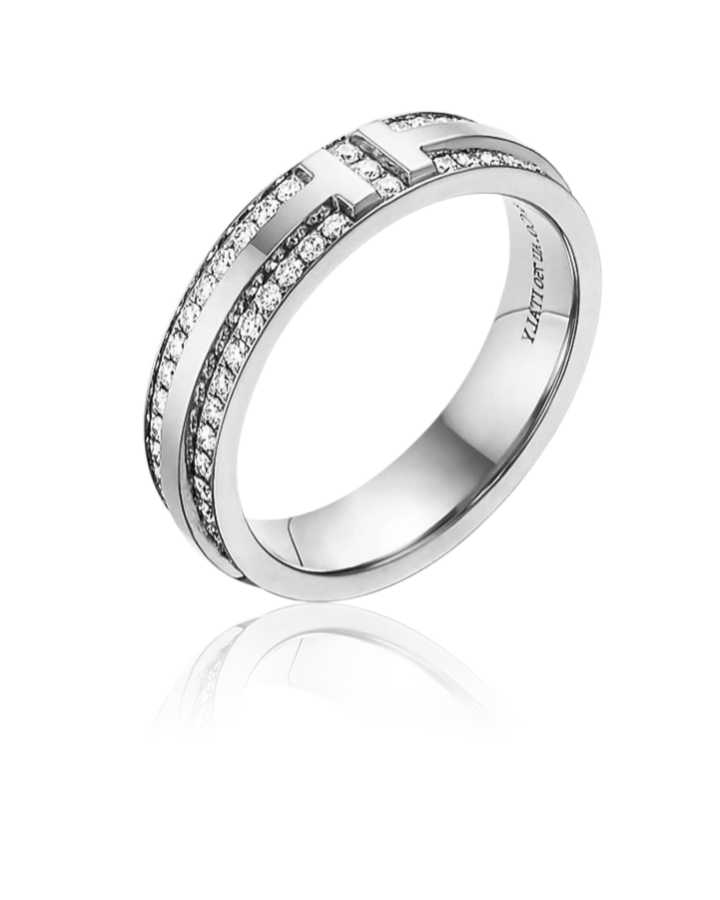 Кольцо Tiffany&Co. Tiffany T ring.