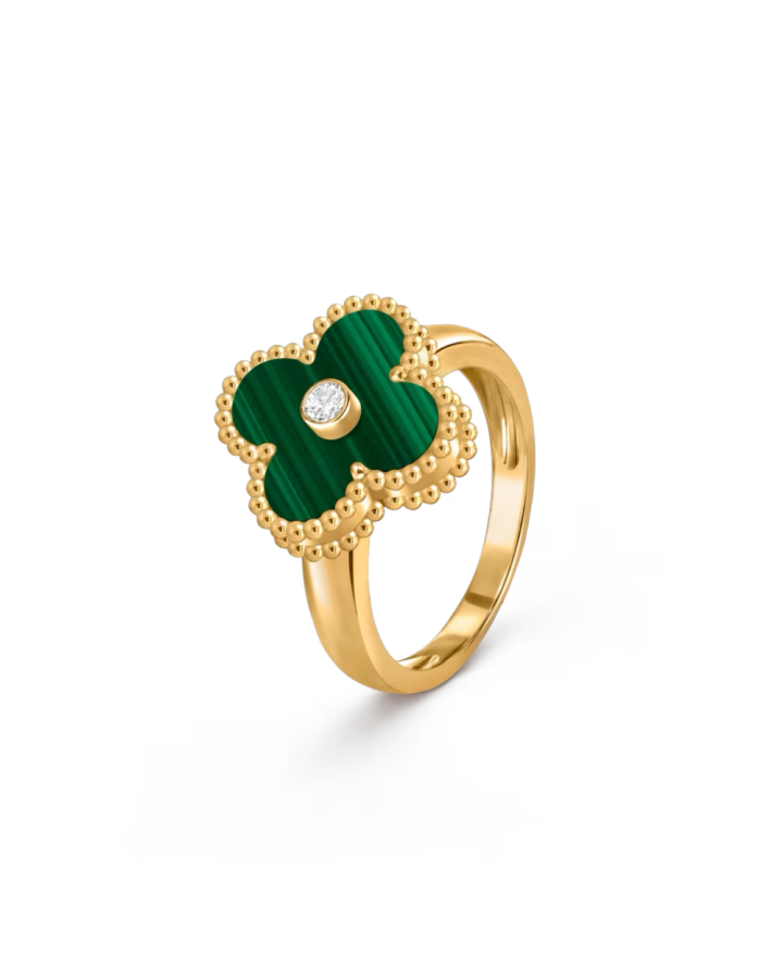 Кольцо Van Cleef & Arpels Vintage Alhambra ring VCARO3QM00