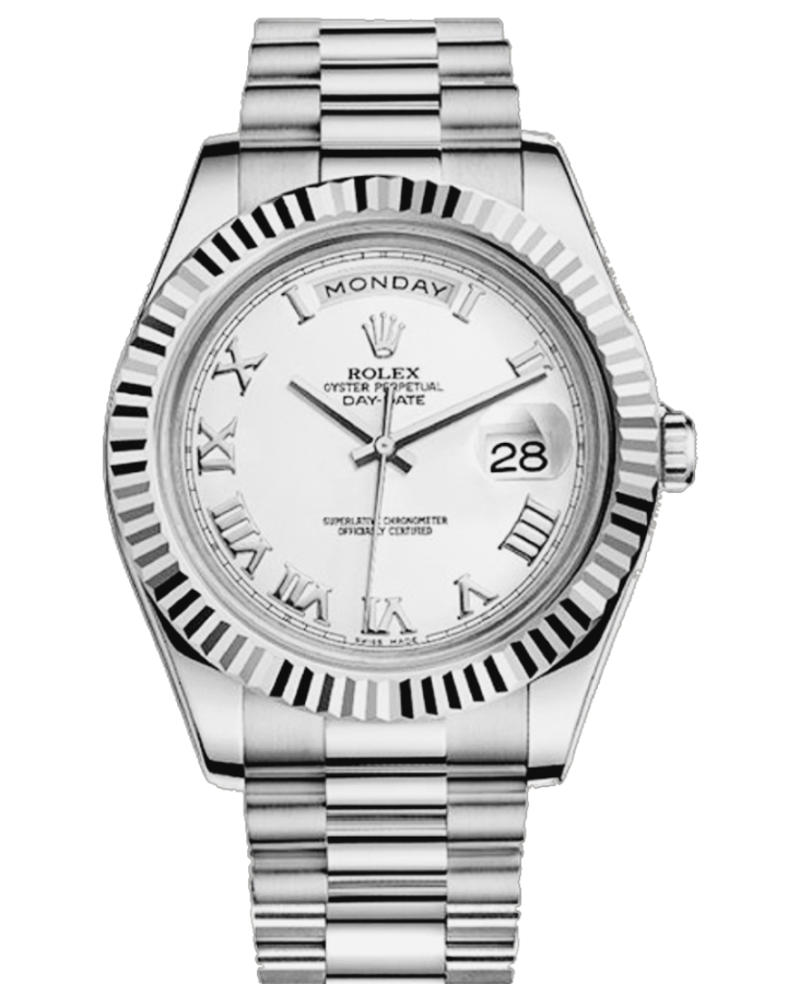 Часы Rolex DAY-DATE II 41MM WHITE GOLD 218239