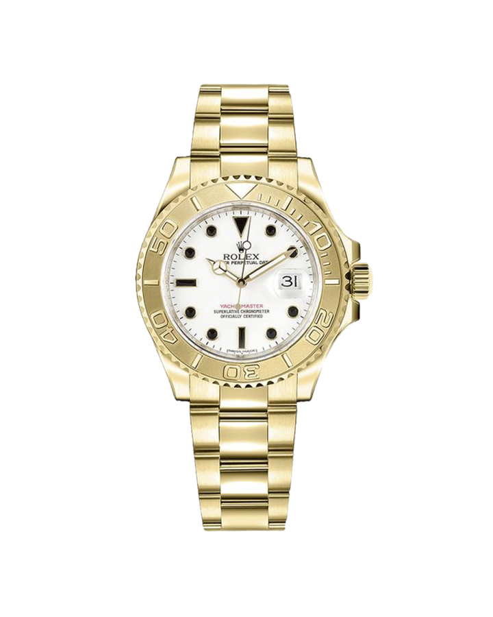 Часы Rolex Yacht-Master 40mm Yellow Gold 16628 White