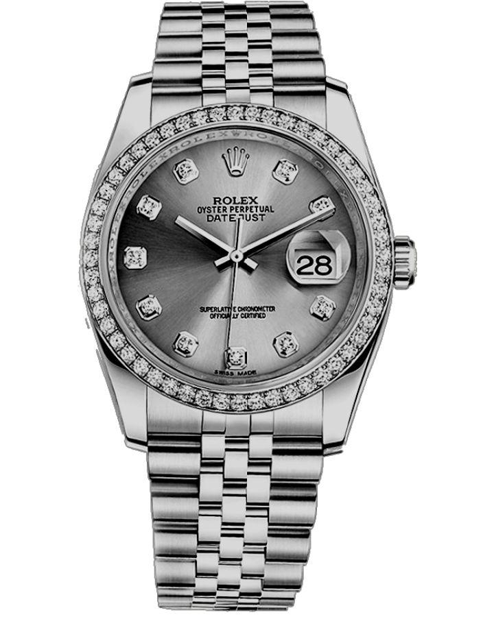 Часы Rolex Datejust 36mm Steel and White Gold 116200 Тюнинг.