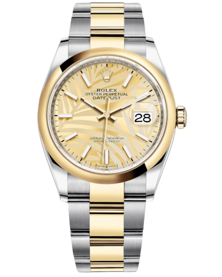 Часы Rolex Datejust 36mm Steel and Yellow Gold 126203-0038