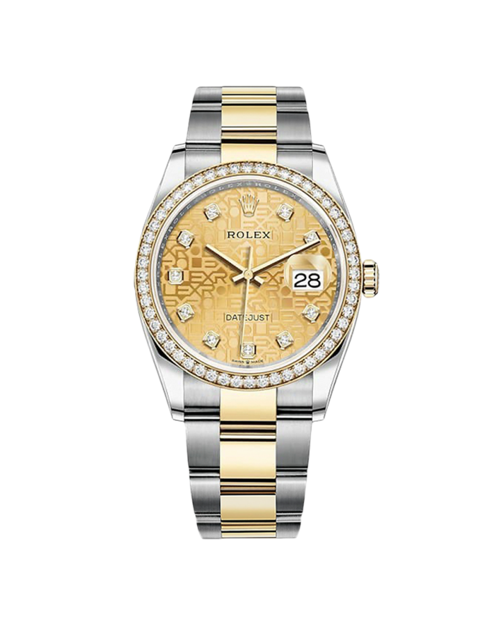 Часы Rolex DATEJUST 36 MM STEEL YELLOW GOLD AND DIAMONDS ТЮНИНГ