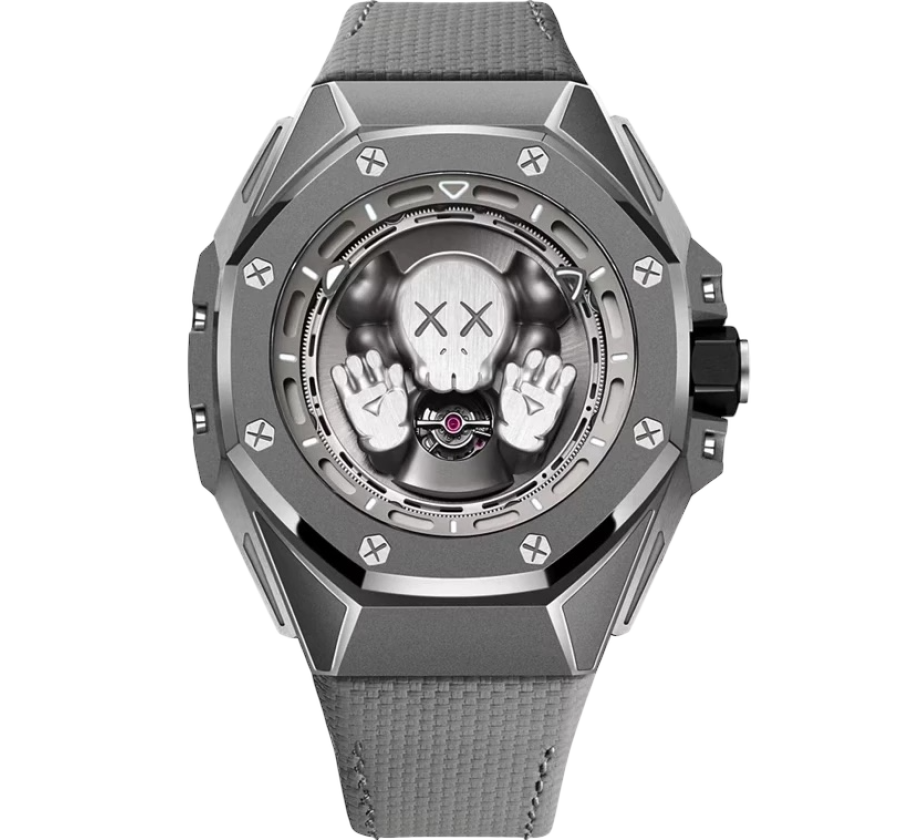 Часы AUDEMARS PIGUET KAWS TOURBILLON COMPANION OPENWORKED DIAL LIMITED EDITION 26656TI.GG.D019VE.01